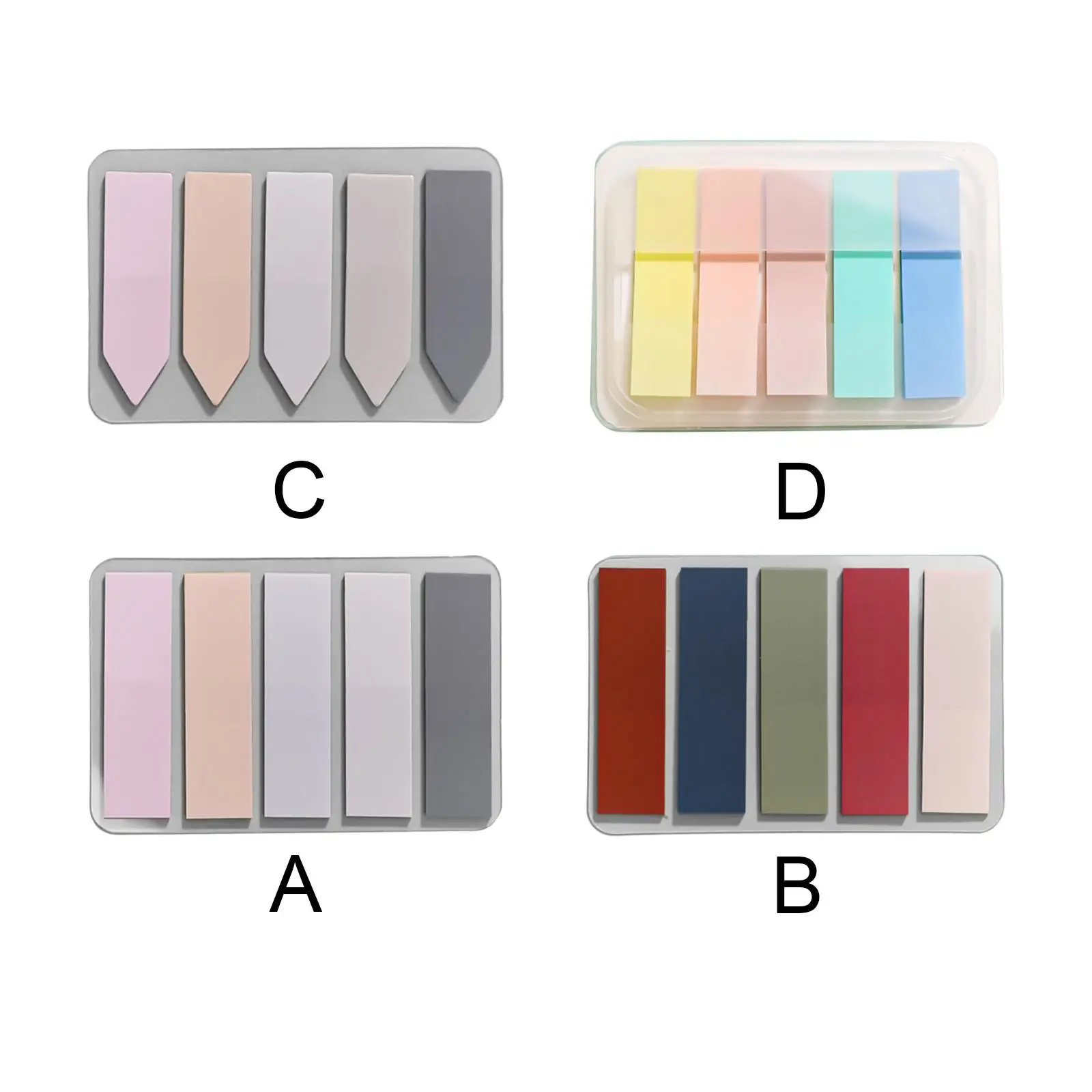 

Мини-нотатки, многоцветная самопрозрачная закладка для школьных документов, учителей