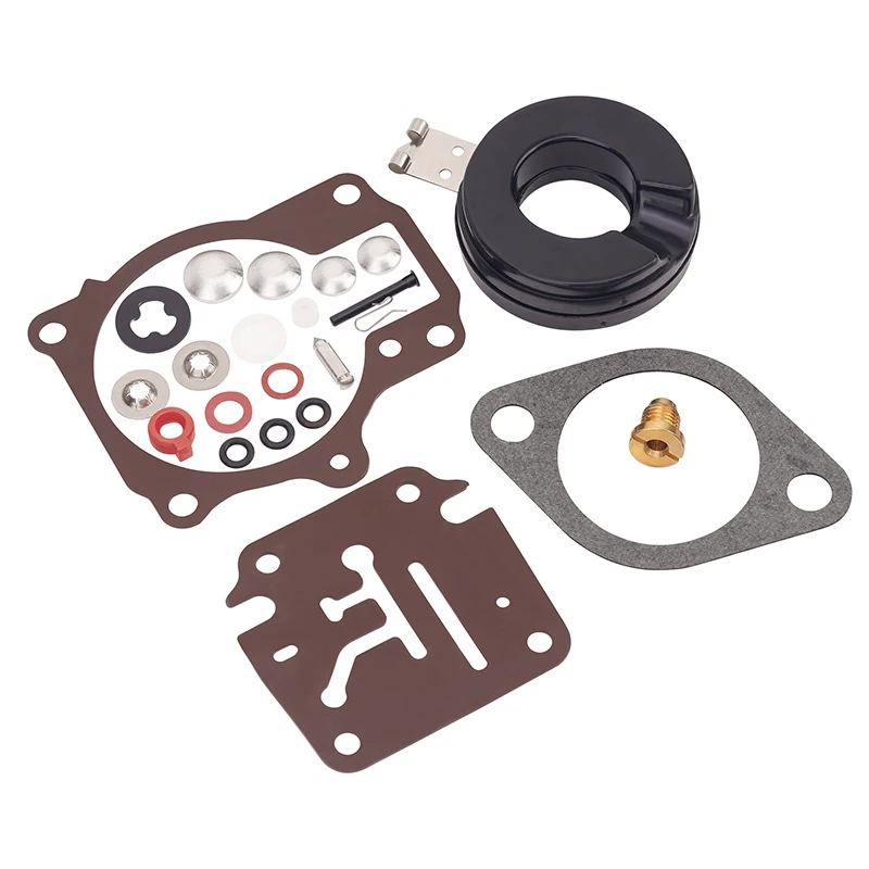 AHL Motorcycle Carburetor Rebuild Jets Repair Kit For 18HP 20HP 25HP 1970 28HP 1976 & Newer 30HP 35HP 40HP 45HP 48HP 50HP 60HP