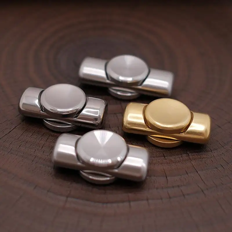 Small steel column gyro feel fingertip gyro nepenthes CNC metal EDC decompression portable antiboredom toy