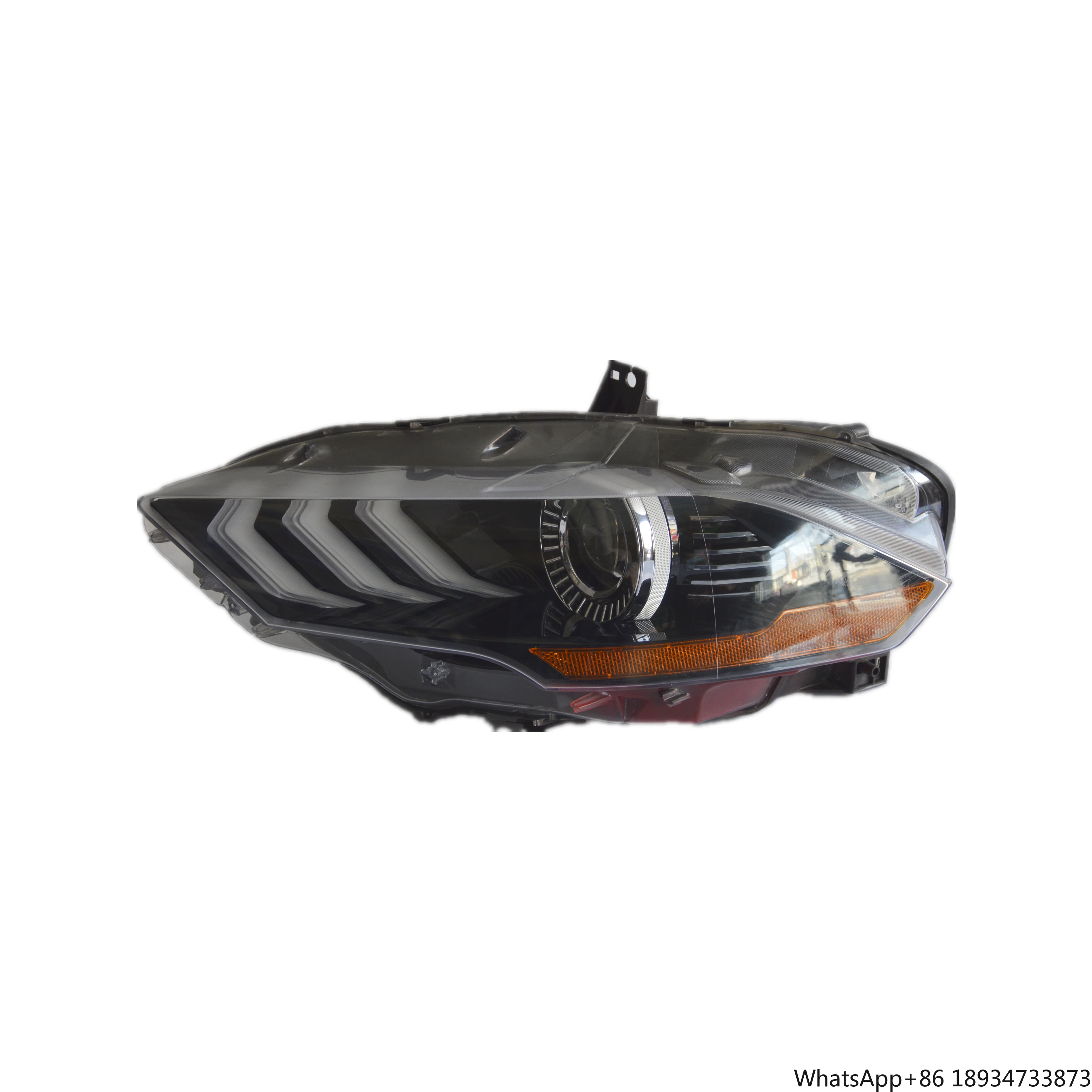 USA MODEL DRL LED Projector Auto Head Lamp Headlight For FORD Mustang 2018 2019 2020 Car Auto Lamp head lamp E-Mark Approved