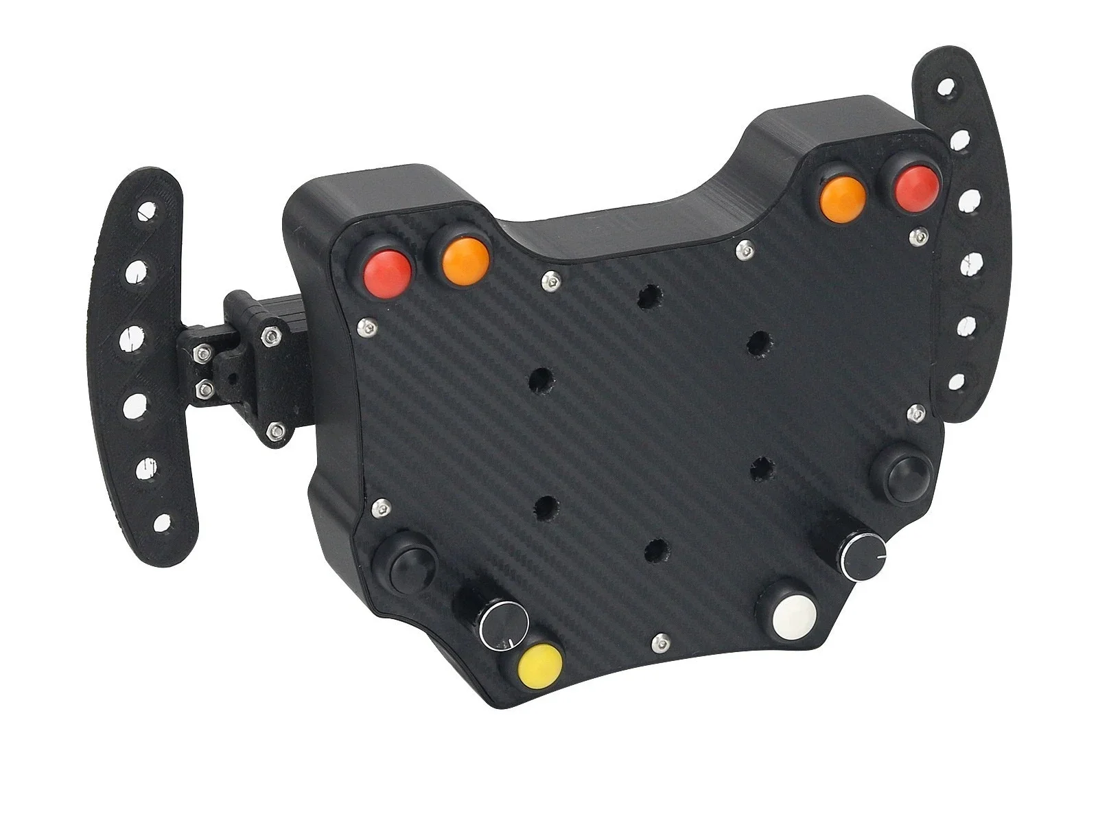 TAOMaxgeek Simracings Steering Wheel Hub Steering Wheel Instrument Button Box Central Console for Racing Game