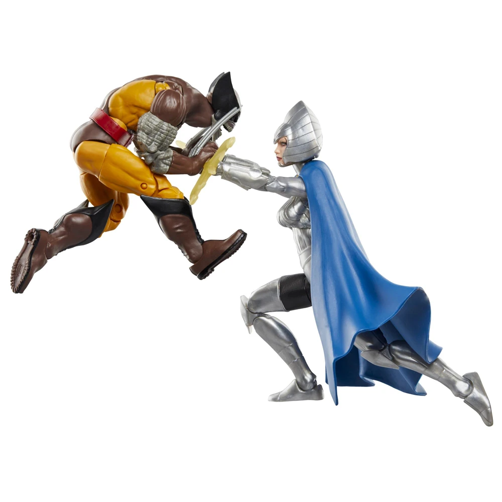 Hasbro Marvel Legends Series 50th Anniversary Wolverine And Lilandra Nelamani 6-Inch Action Figure 2-Pack Toy Gift