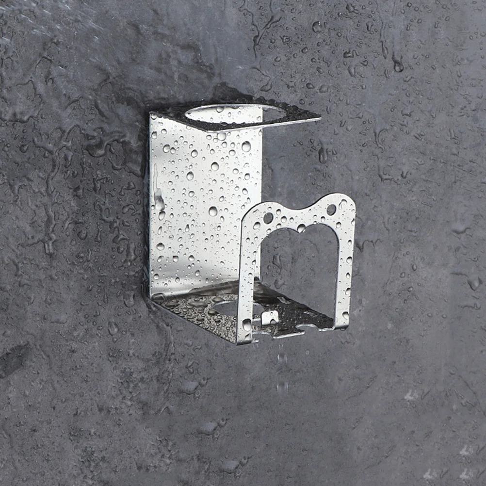 

1Pcs Stainless Steel Toothbrush Holder Rustproof Scratch Resistant Storage Rack Suction No Punch Bathroom Organizer Easy