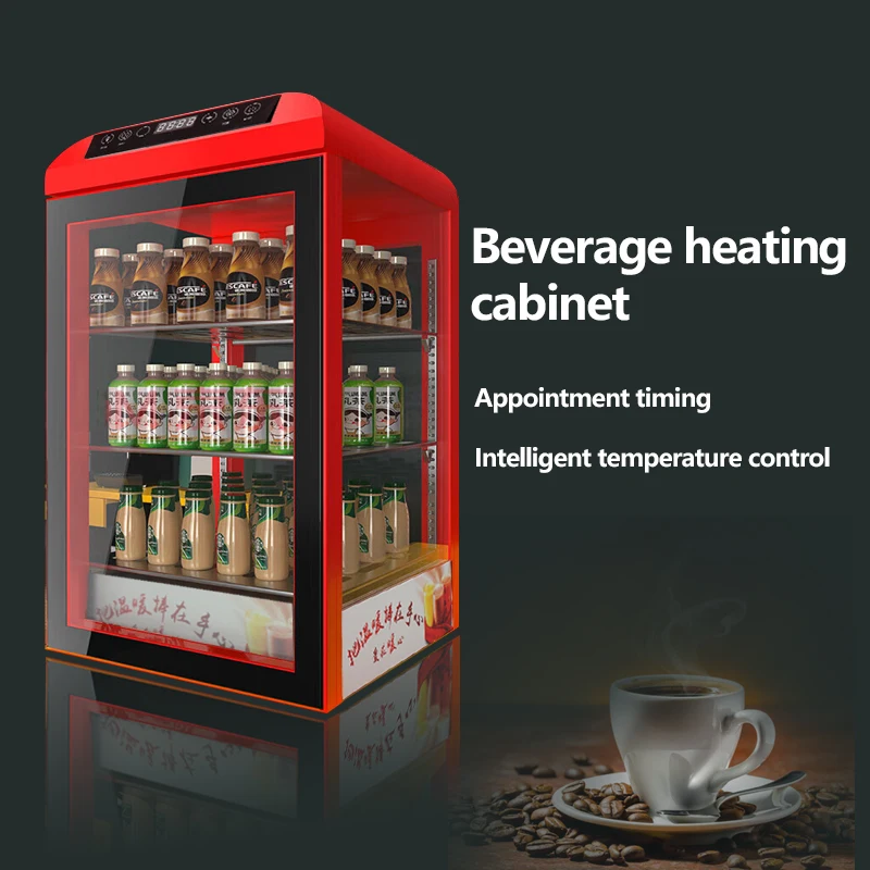 custom.Convenience Store Hot Food Heater Display Cabinet Beverage Heating Cabinet