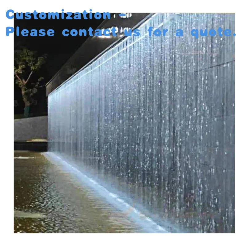 

custom.Curtain Wall Decoration Garden Rain Curtain Fountain and Waterfalls