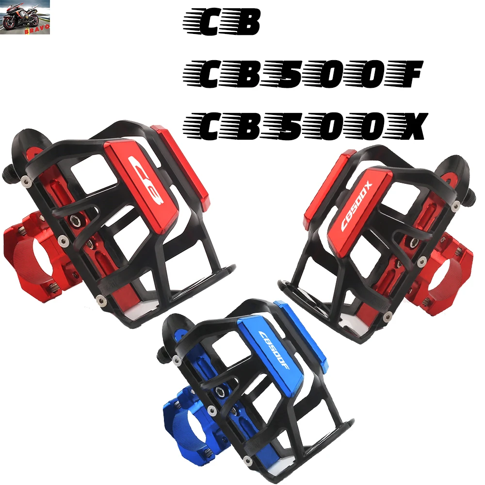 

For HONDA CB CB500F CB500X 500 X F Motorcycle Beverage Water Bottle Drink Cup Holder Alloy Supplies Equipments Accessories CNC