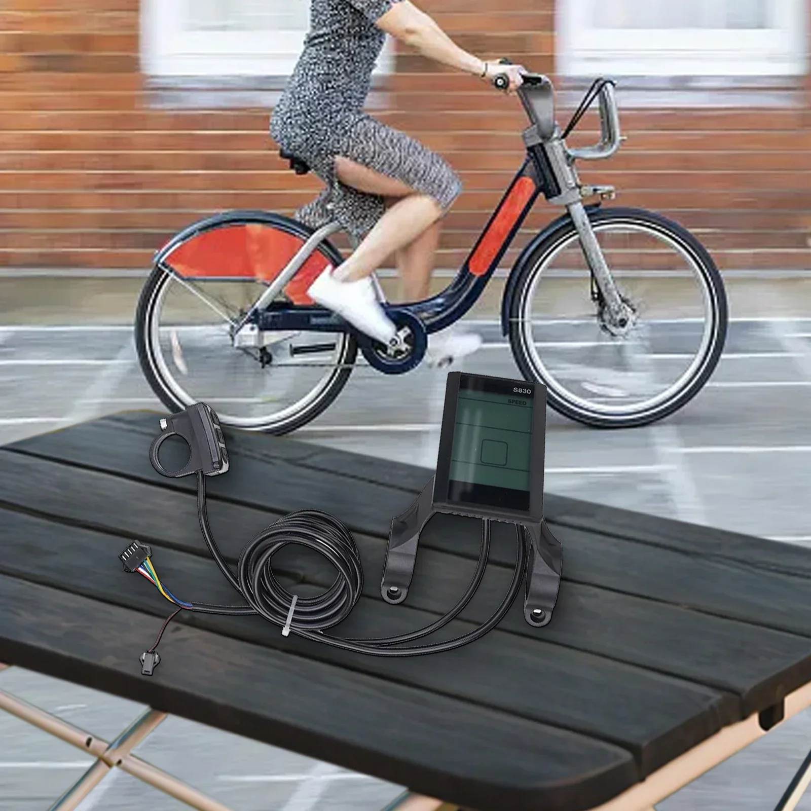 

Practical S830 Display Screen LCD Display LCD Waterproof 36V 48V ABS Easy To Use SM Interface Variety Of Functions