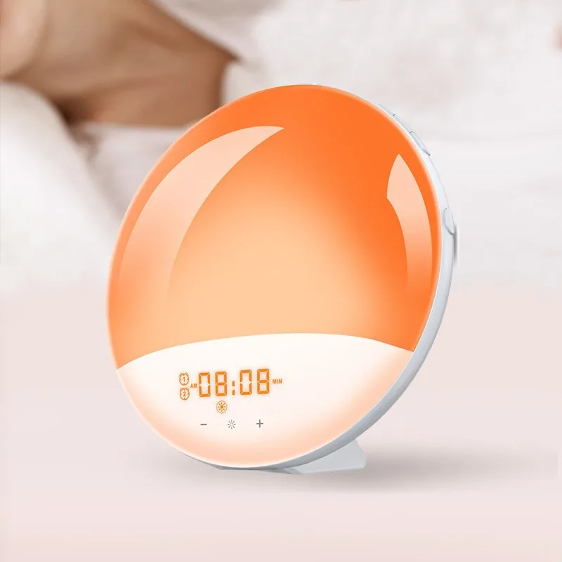 

Имитация восхода солнца, естественная подсветка пробуждения, будильник, ночник, новые огни пробуждения, обычные флуоресцентные лампы, ранний подсчет