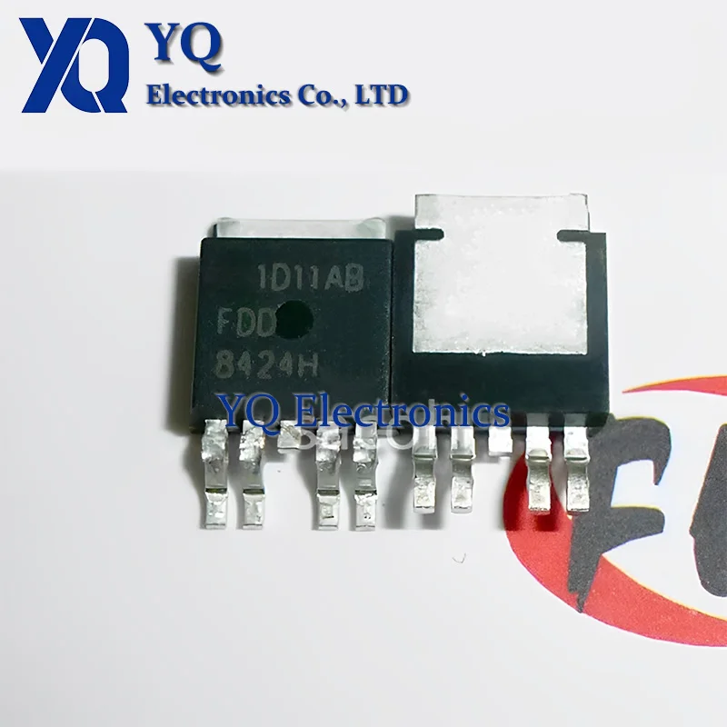 10PCS/lot FDD8424H 8424H TO-252 20A 40V P-Channel Power MOSFET