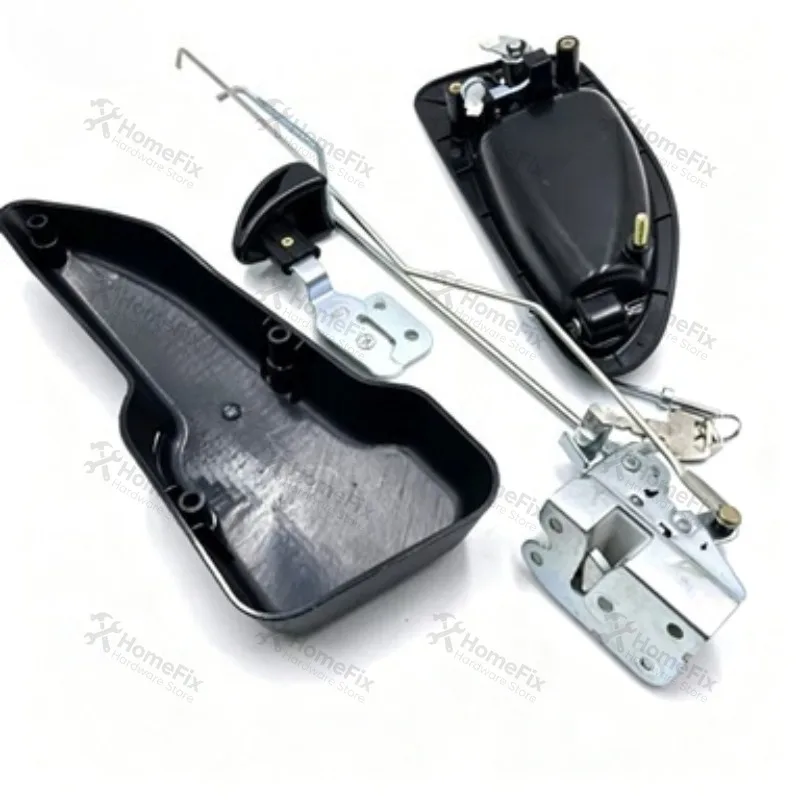 1Set Cab Door Lock Assembly Excavator Cabin Door Lock Replacement Accessory Fit Excavator R150‑9 R215‑9 R225‑9 R265‑9 R305‑9