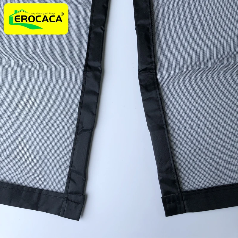 EROCACA Side Open Magnetic Door Screen Mosquito Net Custom Curtain Fly Insect Anti-mosquito Invisible Mesh For Summer Indoor