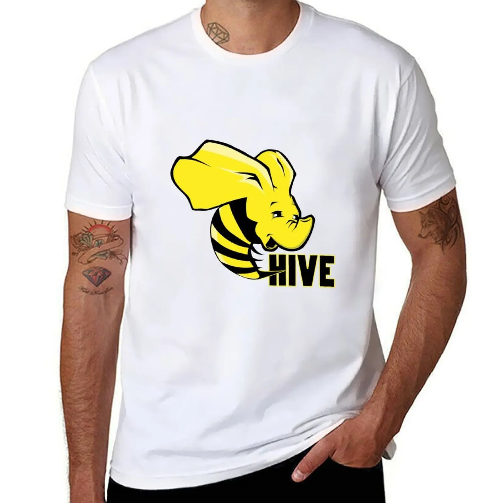 

hive -- data warehouse software T-Shirt cotton t shirt man t shirt man luxury T-Shirt