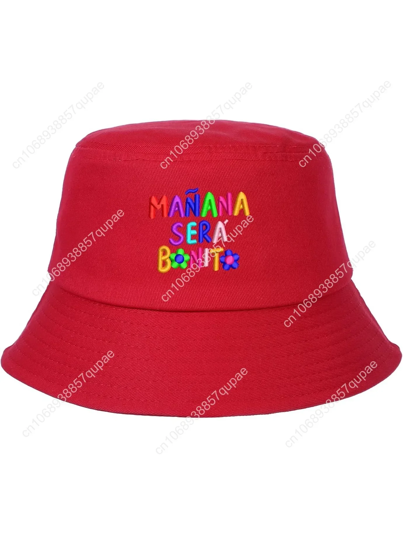 

Manana Sera Bonito Embroidered Letter Bucket Hat