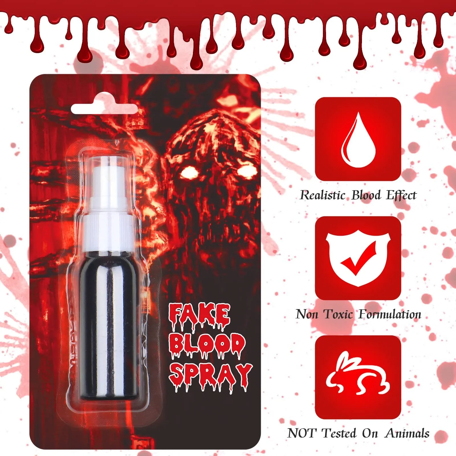 Fake Blood Liquid Bottle Stage Prank Theatrical Vampire Cosplay Props Halloween Party Horror Red Tool Cosplay Props Halloween