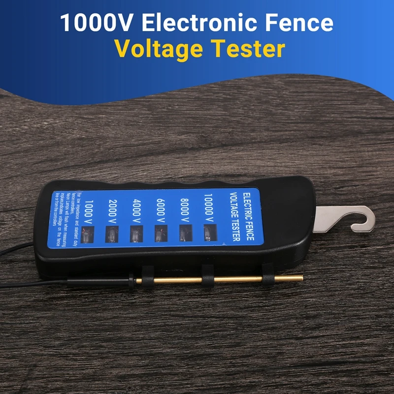 Ranch hek spanningstester 1000V elektronische hek spanningstester, tuinafrasteringstester