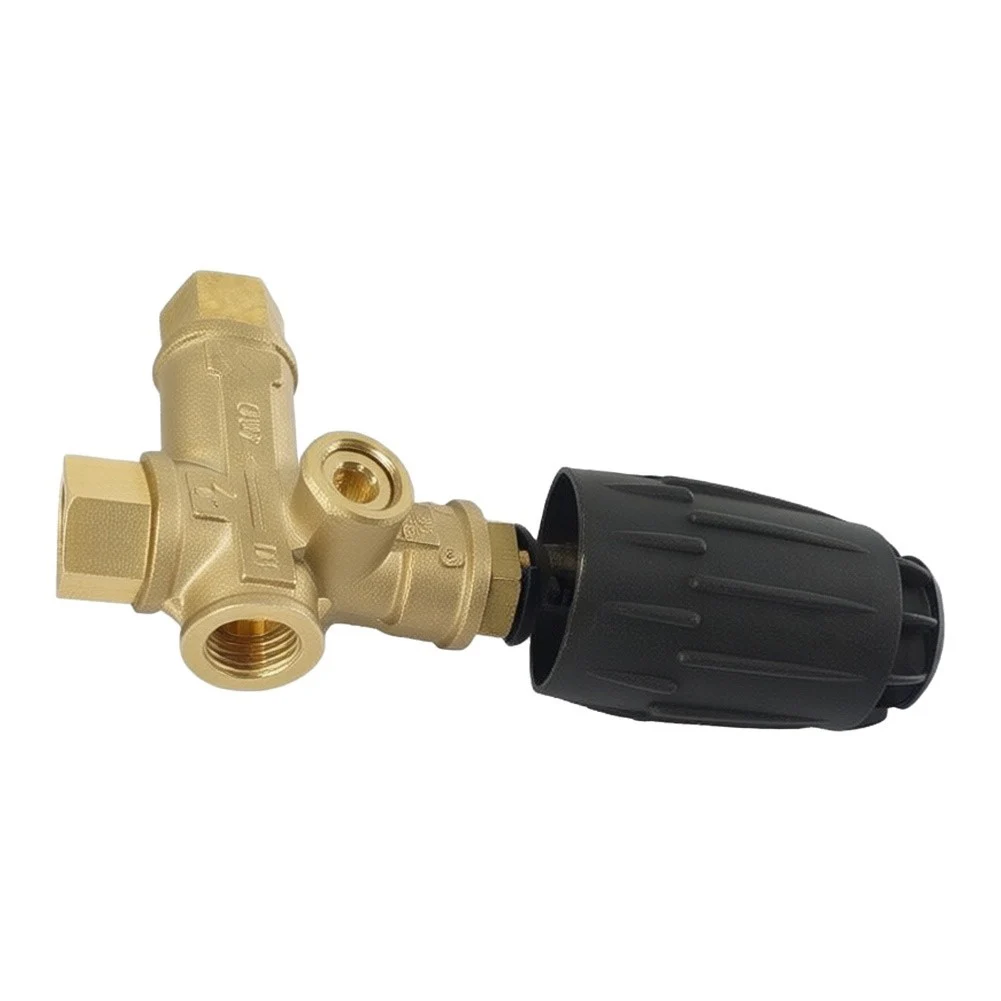 VRT3-310 Unloader Valve Brass 4500PSI 10.5GPM With Adjustment Knob For Pressure Washer Pump Repair Parts Accessories