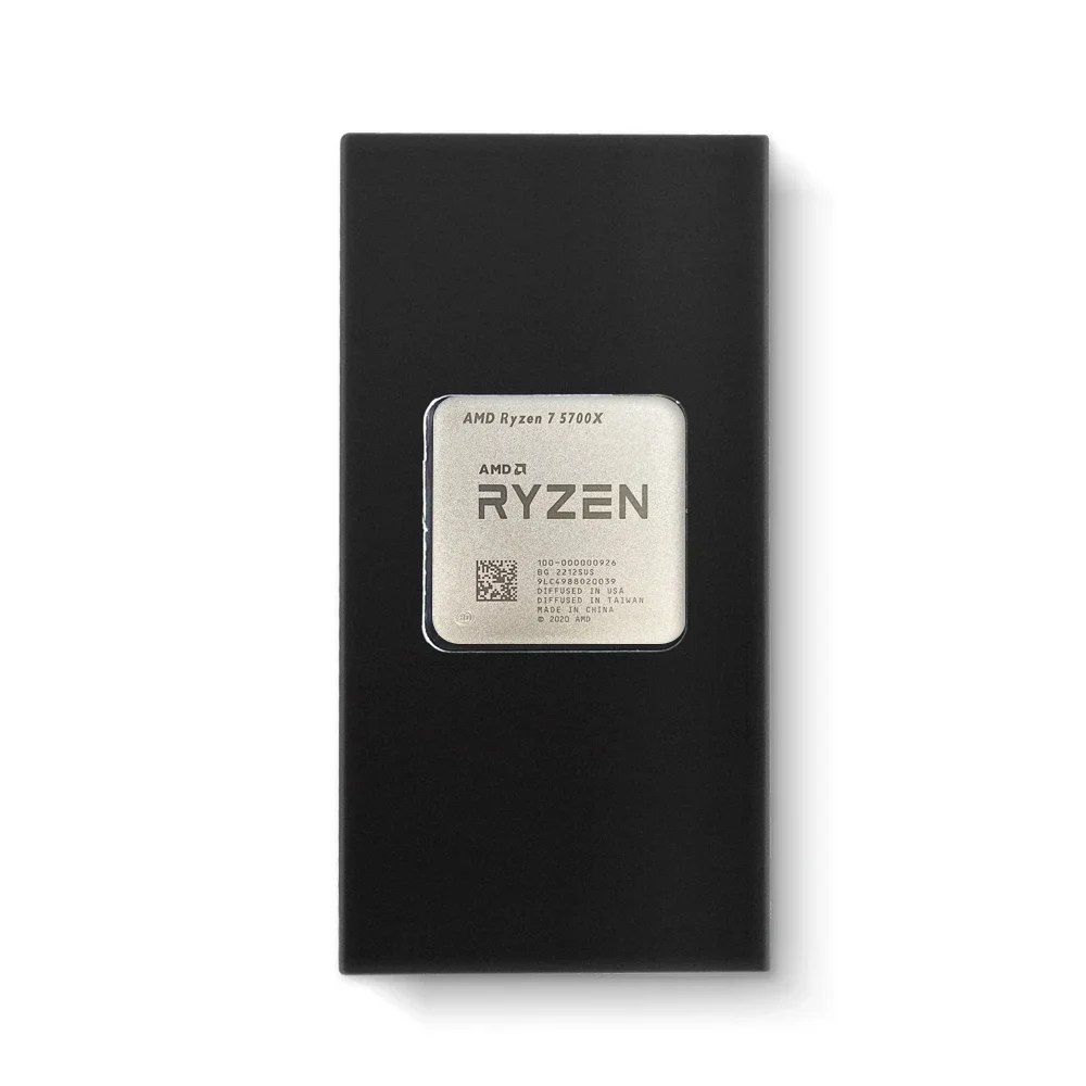 معالج AMD Ryzen 7 5700x 8-Core CPU16-Thread 4.6 جيجا هرتز AMD R7 5700X 7NM L3=32M 100-000000926 مقبس AM4 DDR4 ولكن لا بدون مروحة