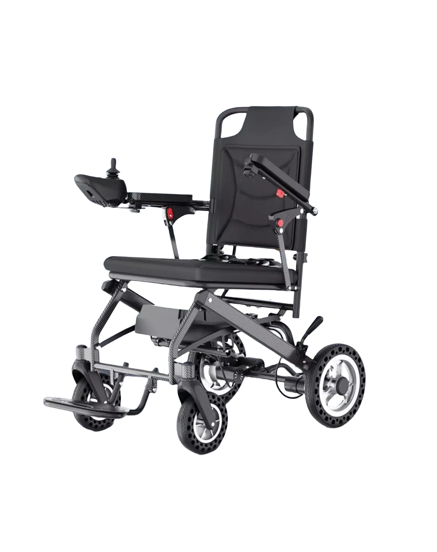 ขายตรงจากโรงงาน รถเข็นไฟฟ้าพับได้ น้ำหนักเบา 9.8 กก. สำหรับผู้พิการ