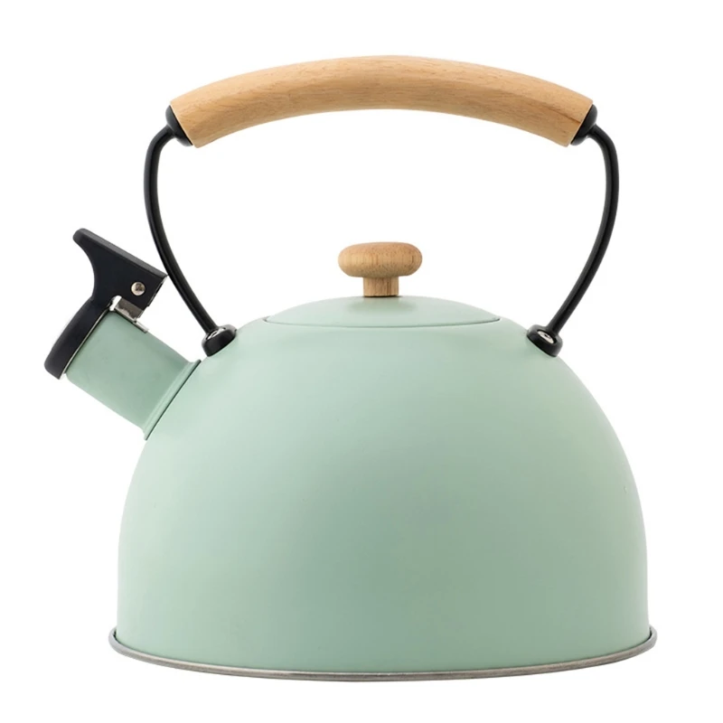 

Whistling Kettles 3L Capacity Stainless Steel Material Water Kettle Water Pots with Wooden Handle for Gas Stoves