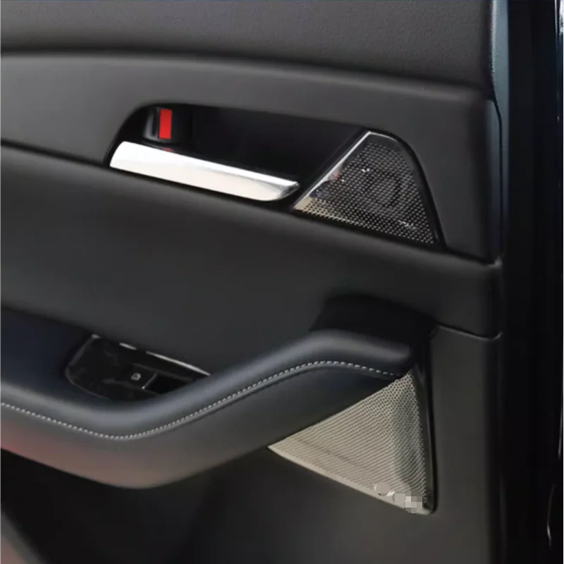 For Mazda CX-30 CX30 2019-2022 2023 LHD Interior Accessories Door Speaker Audio Loudspeaker Decoration Cover Trim Car Styling