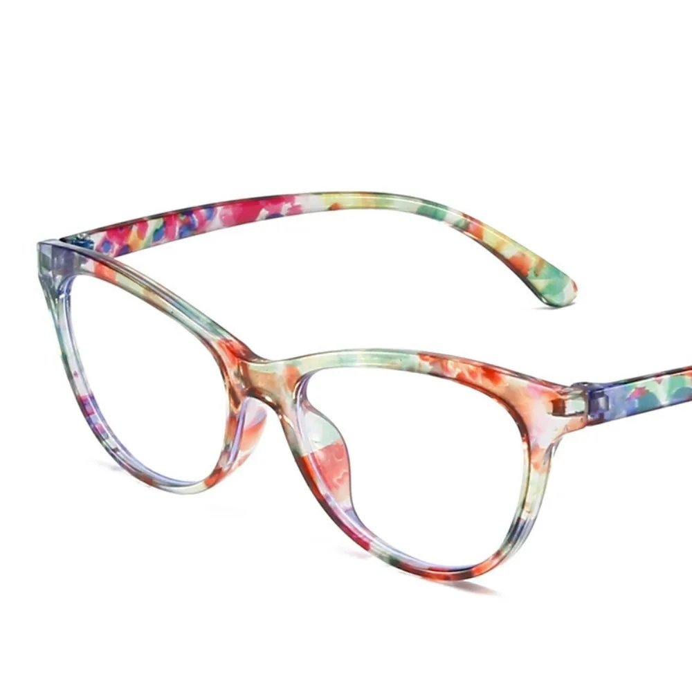 

Colorful Floral Print Presbyopia Glasses Flower Large Frame Farsightedness Reading Glasses Lightweight Vision Care