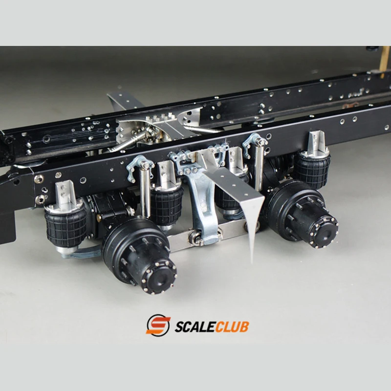 Scaleclub1/14 Truck Single Bracket 8 Airbag Rear Suspension System Suitable for LESU Tamiya Model