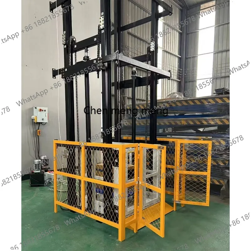 Deposit Customized Hydraulic Warehouse Vertical Cargo Lift New Freight Elevator Work Platform for Construction Farm Industries