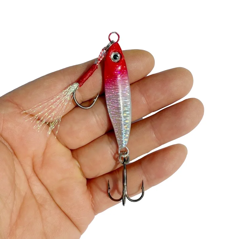 Angelköder, langsam schüttelnder Jigbait, 14 g, 20 g, Metallvorrichtungen, Drift-Down, sinkende Kunstköder, bunte Anziehungskraft, Makrele, harter Köder – Detail 1