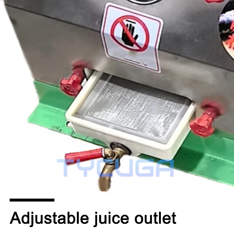 Commercial Sugarcane Juicer Stainless Steel Hand-Cranked Manual Sugarcane Ginger Squeezer  Sugarcane Juicer Cane-Juice Machines