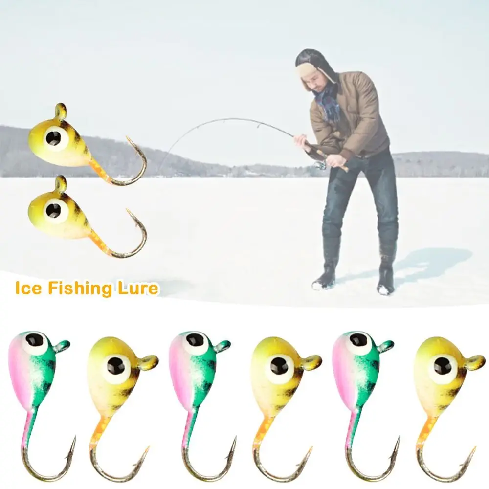 2pcs 0.25g/0.5g/1g/1.85g/2.5g/3g/4.4g Winter Ice Fishing Lure AD-Sharp Jigging Ice Fishing Lure Artificial Walleye