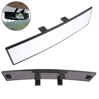 1PC Large Vision Anti-glare Proof Angle Panoramic Car Interior Blu-ray Mirror Rearview Mirror 270mm Auto HD Assisting Mirror