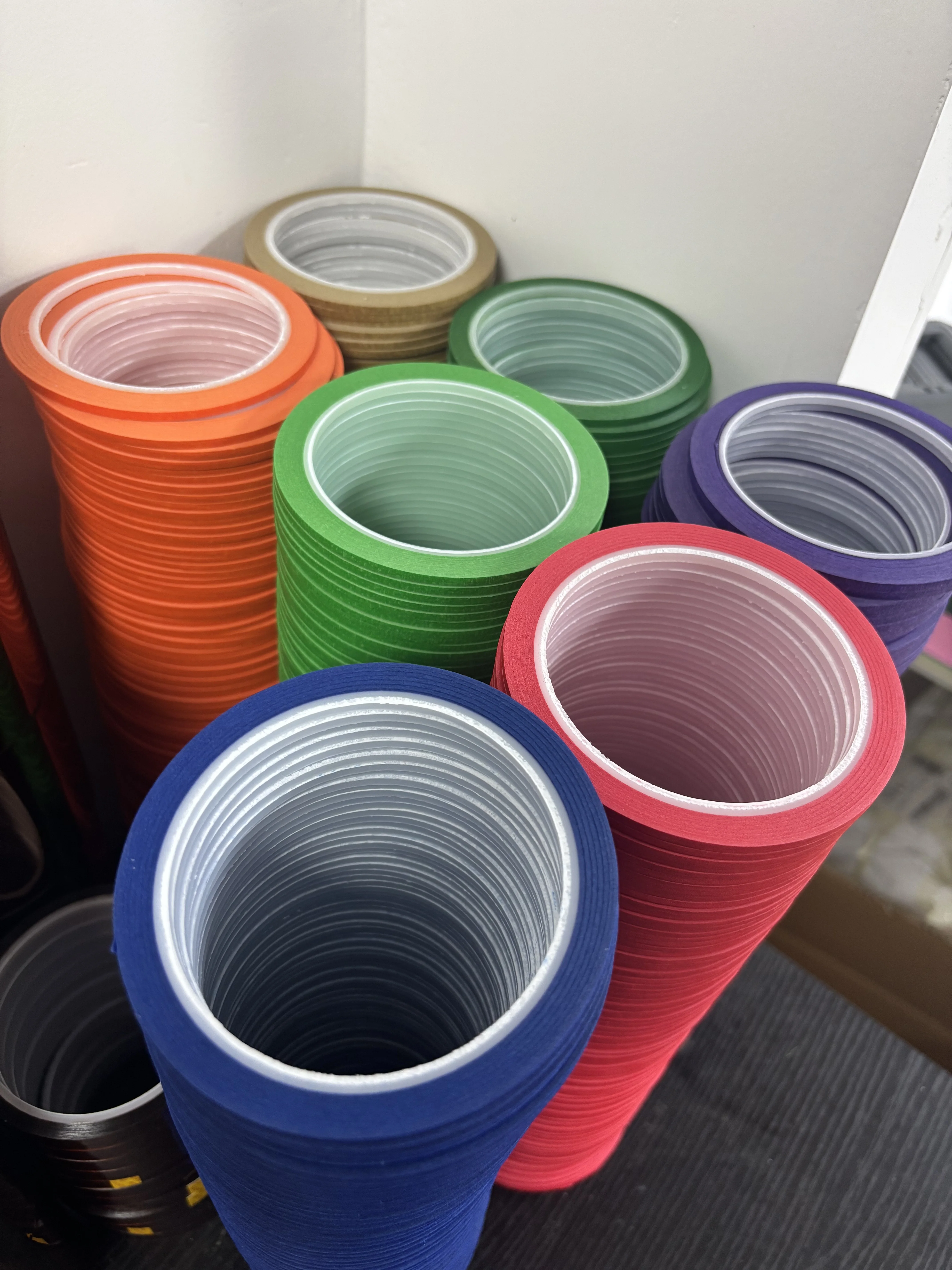 12ROLLS Rainbow Colored Maskin - School Of Art X Craft recension och pris