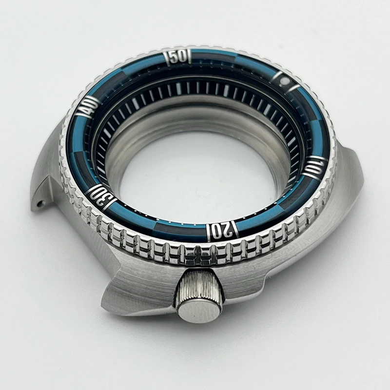 NH35 Case SKX 6105 6309 For NH35 NH36 4R 7S Japan Automatic Movement Resin Bezel Insert Sapphire Mirror Watch Case