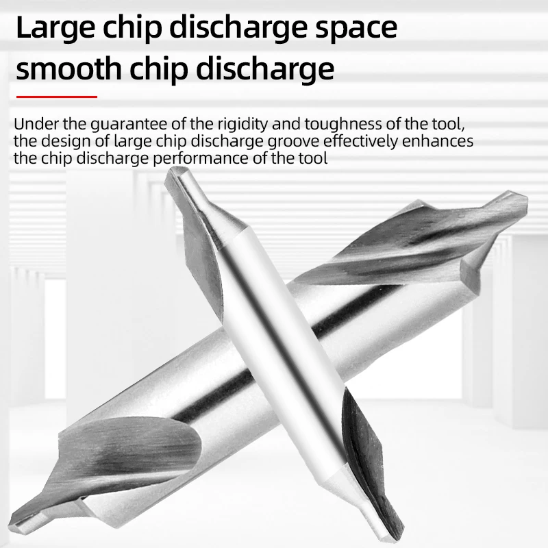 HSS  Combined center drill A type B type 60 degree M35 Countersinks Angle Bit Set 1-10mm Carbide Metal Drill Bit 1PCS