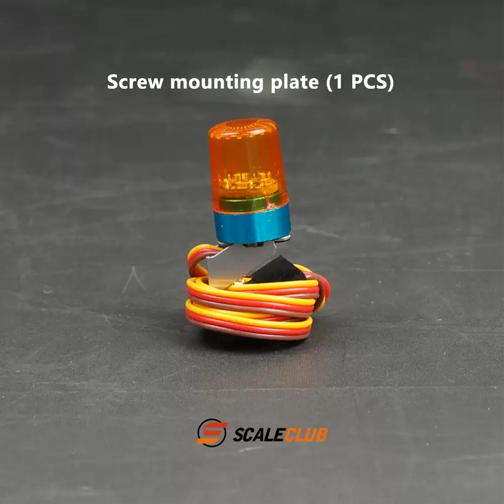 Scaleclub Universal Tamiya 1/14 trailer dump truck engineering vehicle excavator rotating engineering light upgrade DIY parts