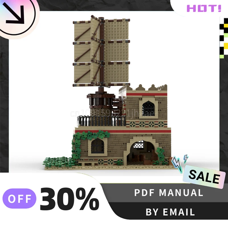 [4016PCS] Customized MOC Empire Mill Creative Building Blocks Set STEM Educational Toys DIY Construction Model Kit Birthday Gift