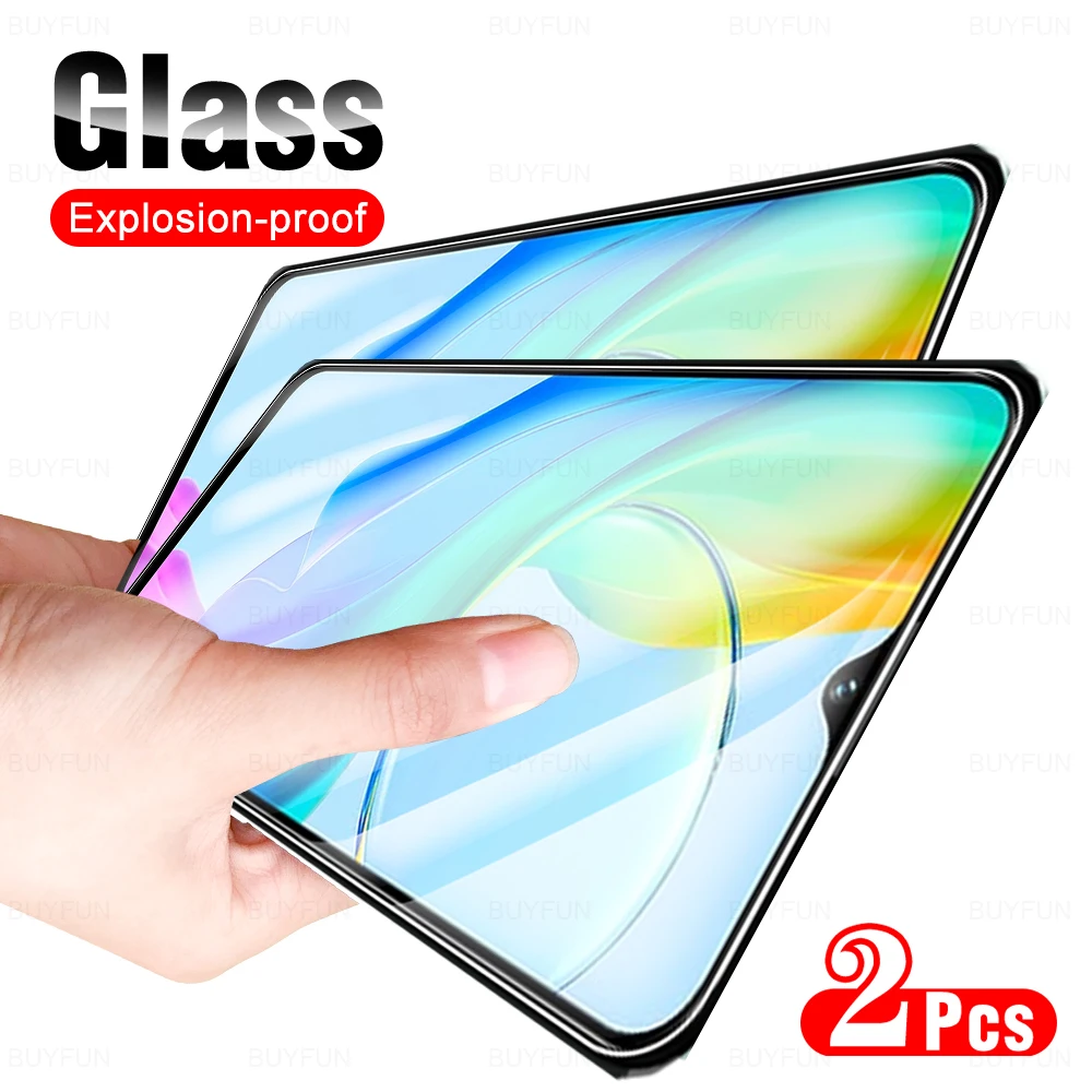 2pcs Anti-Scratch Clear screen protector For vivo Y03 vivoy03 vivoy 03 vivo 03y High definition tempered glass 5G 6.56inch 2024