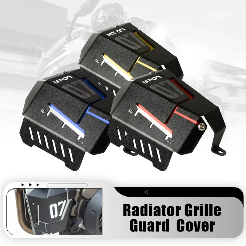 

Radiator Guard Coolant Recovery Tank Shield Cover For Yamaha MT-07 MT07 FZ07 2014 2015 2016 2018 2019 2020 2021 2022 2023 2024