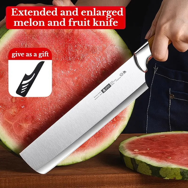 High end fruit knife, household large extended melon and fruit cutting tool, sharp and specialized tool for cutting melons - view 2