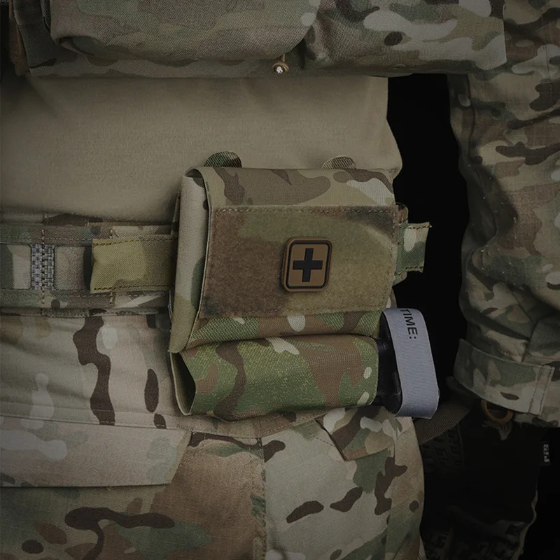 Medical Micro Trauma MED Pouch Tourniquet Holder Survival Safety IFAK Pouch First Aid Kit Storage MOLLE PALS Waist Belt Bag