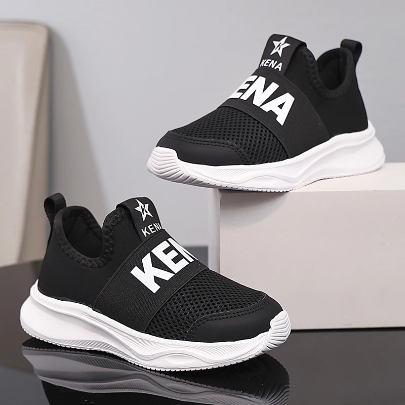 Children Shoes Boy Girls Sneaker Lightweight Knit Origin Kids Slip on Sneaker Fashion Running Sports Boy Shoes 