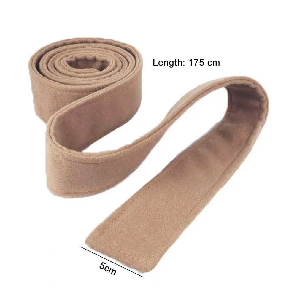 Stylish Coat Belt Washable Women Belt Solid Color Women Faux Woolen Waist Belt  Decorate