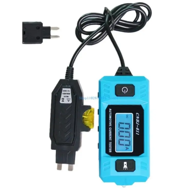 33WB السيارات جهاز اختبار التيار أداة تشخيصية LCD الخلفية عرض خطأ كشف تستر 0.01A ~ 19.99A محلل التسرب #3