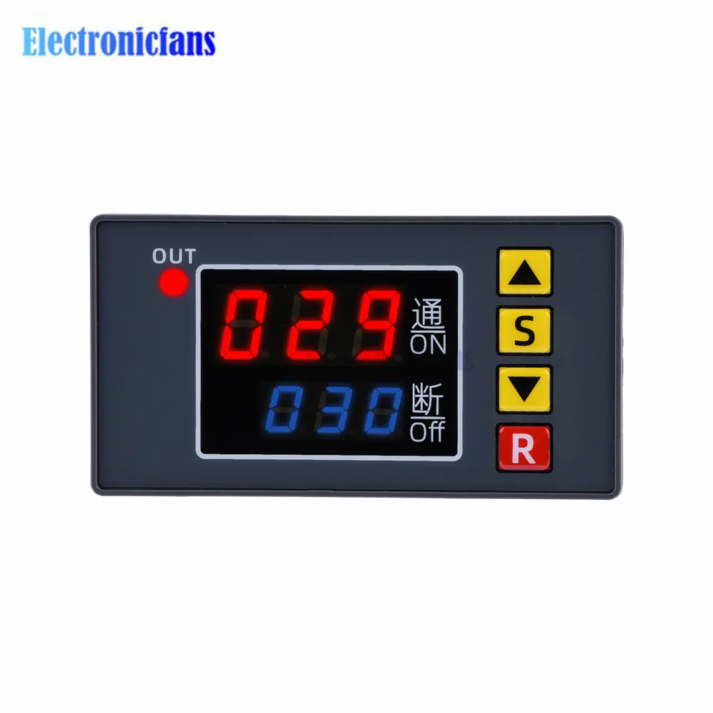 10A AC 110V 220V 12V Zeitrelais-Modul – Programmierbare Zeitverzögerung für Beleuchtung, Wasserpumpen und Motoren – Detail 5