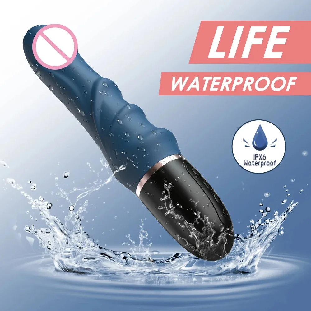 10 Modes Soft Silicone Vibrator Big Dildo Massager Female Masturbator for Couples G-spot Clitoral Stimulator Sex Toys for Women image 2