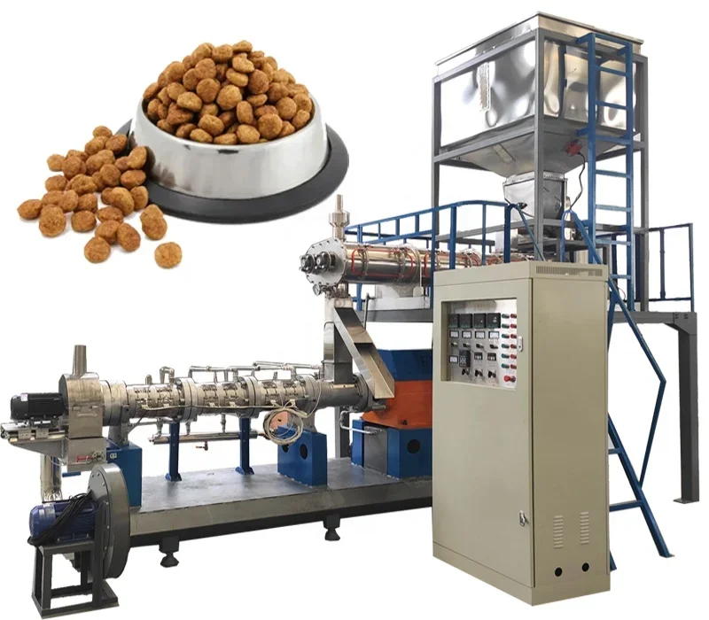 Fish Dog Food Cat Pet Food Food Production Line Making Machines Process Equipment