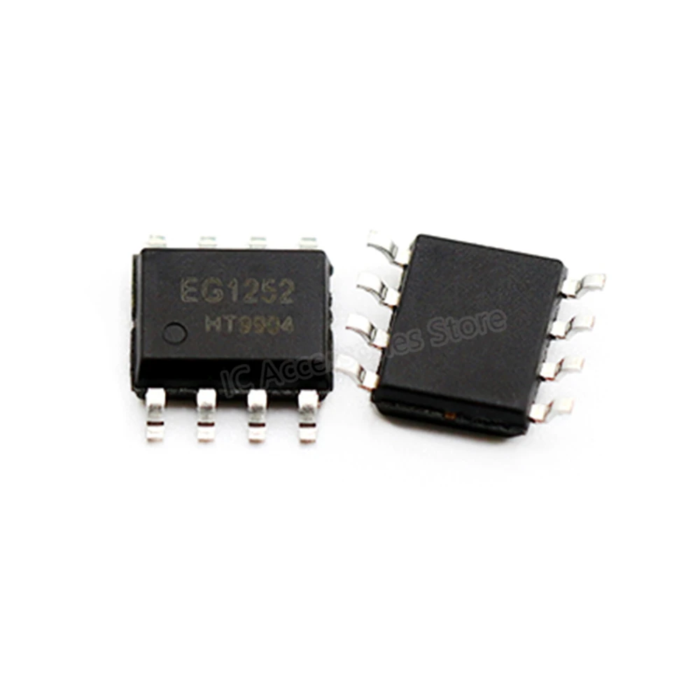 10pcs EG1252 SOP8 High Performance Current Mode PWM Controller Compatible with NCP1252 100% New Original In Stock