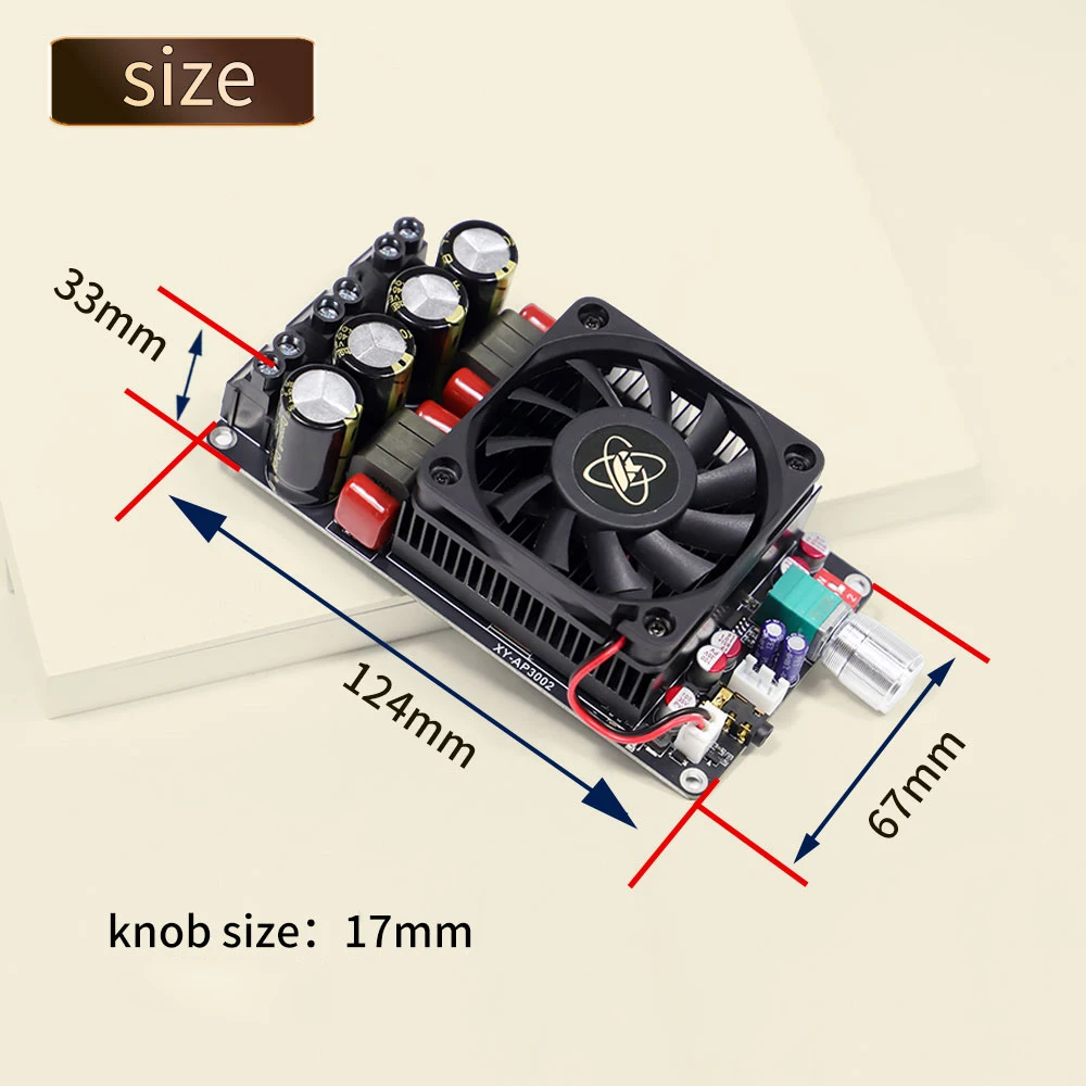 XY-AP3002 Digital Amplifier Board TPA3255 High Power 300W * 2