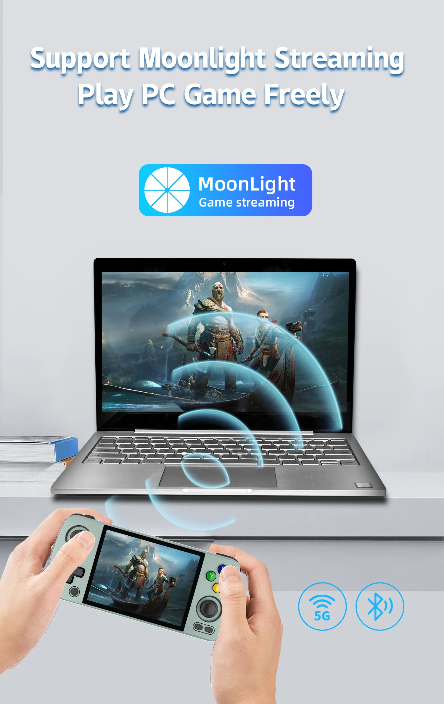 Anbernic RG405M وحدة تحكم بجهاز لعب محمول 4 ''IPS شاشة تعمل باللمس نظام Android12 4500mAh قذيفة معدنية واي فاي تدفق لعبة فيديو لاعب #3