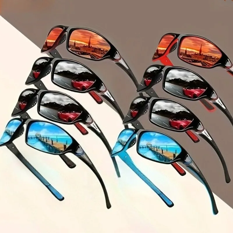 

8PCS Unisex Casual Travel Sports Minimalist Cycling Glasses for Outdoor Daily Travel Fishing Sports Glasses